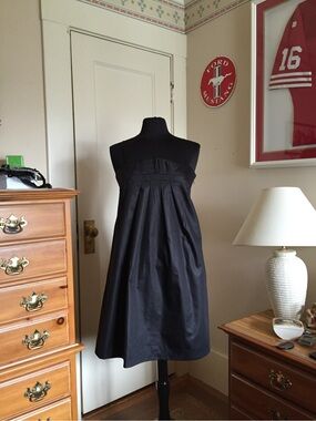 French Connection Black Strapless Empire Dress